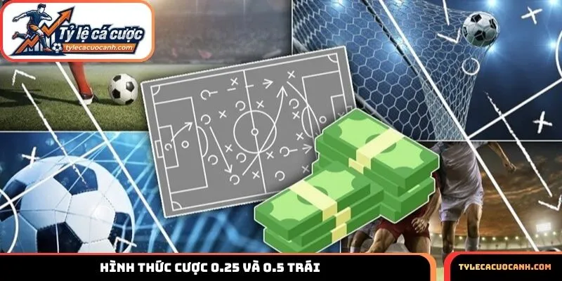 Hình thức cược 0.25 và 0.5 trái