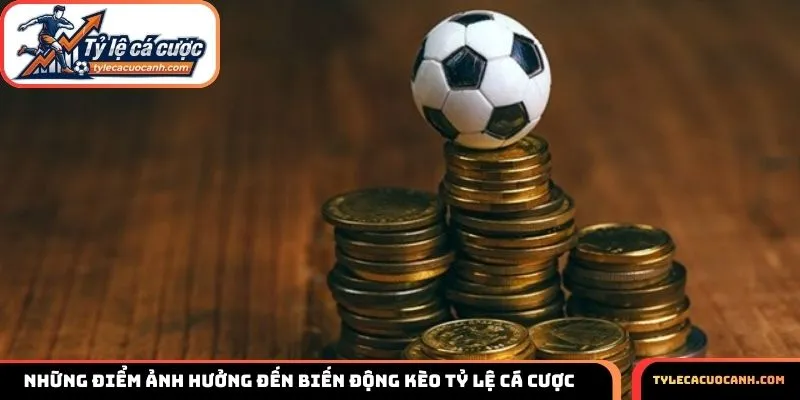 Những điểm ảnh hưởng đến biến động kèo tỷ lệ cá cược