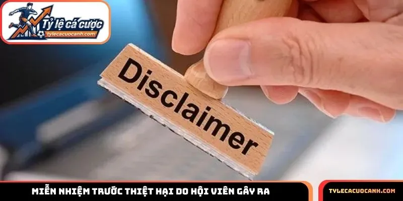 Từ chối xử lý trước thiệt hại từ hội viên